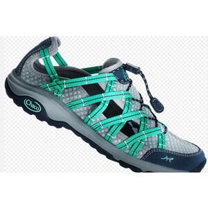 Chaco Sz 6‎ Women's Water Shoes Athletic Walking Hiking Comfort Lace Up Gray